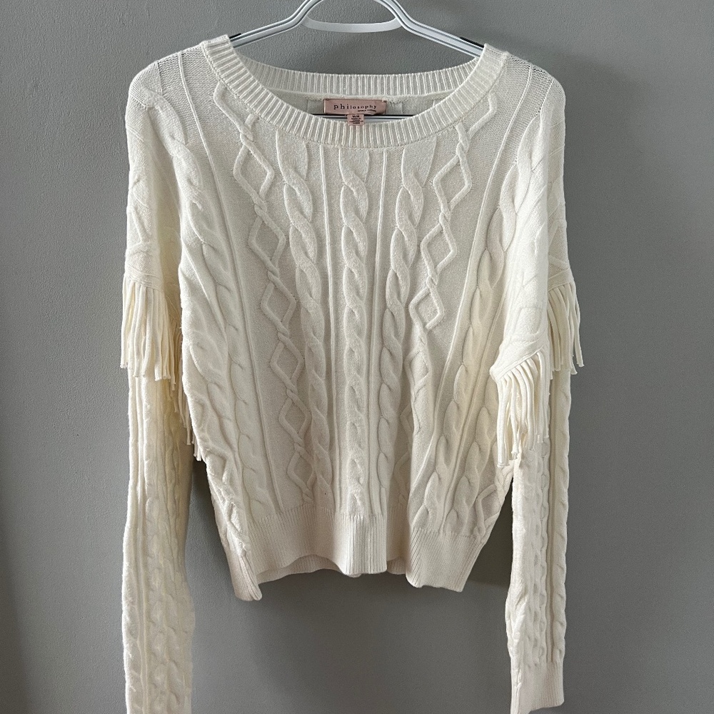 Cream sweater